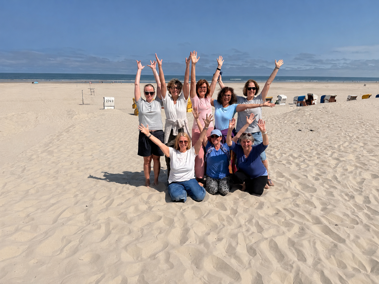 Bild am Strand